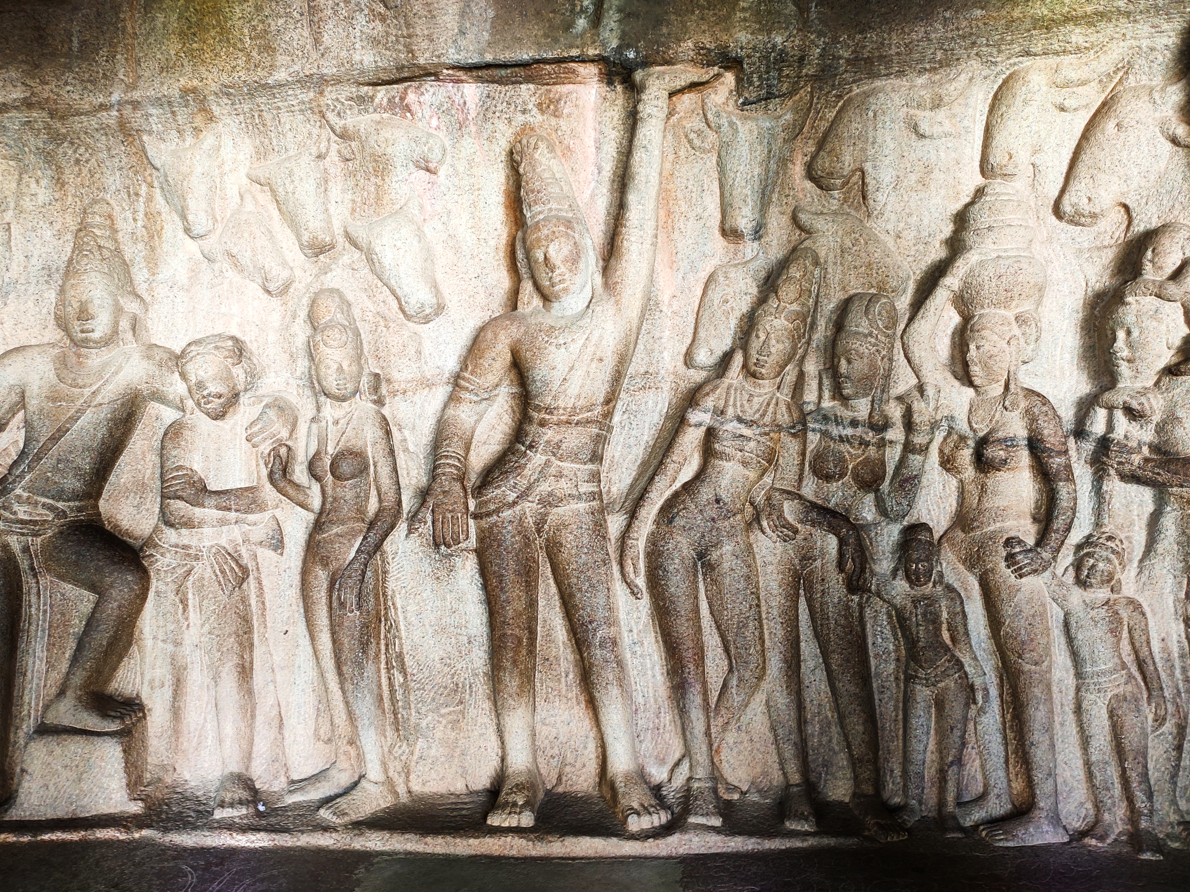 Krishna Mandapam in Mahabalipuram (Mamallapuram) 